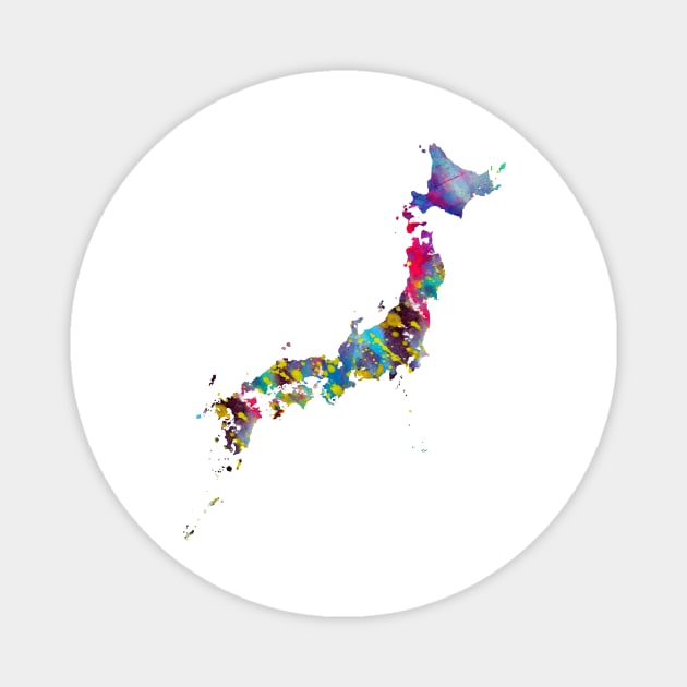 Japan Magnet by erzebeth